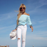 98 White jeans - The Malibu