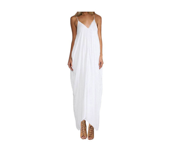White Maxi Dress - The Santorini