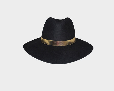 Chalet Brown Felt Panama Style Hat - The St. Moritz