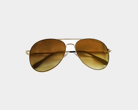 3 Rose Copper Rush Reflecting Square Oversized Sunglasses - The Milan