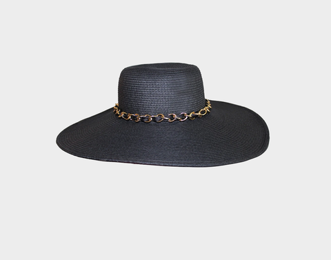 9.9 Dark Tan Panama Style Sun Hat - The Star Power