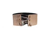 5 Rose gold metallic suede choker - The Pacific Palisades