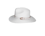 White Panama Style Hat - The St. Tropez
