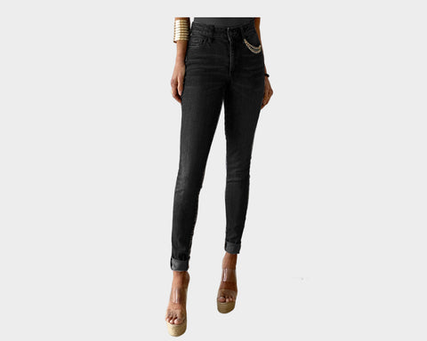 11 Washed Black Denim Jeans - The Milano