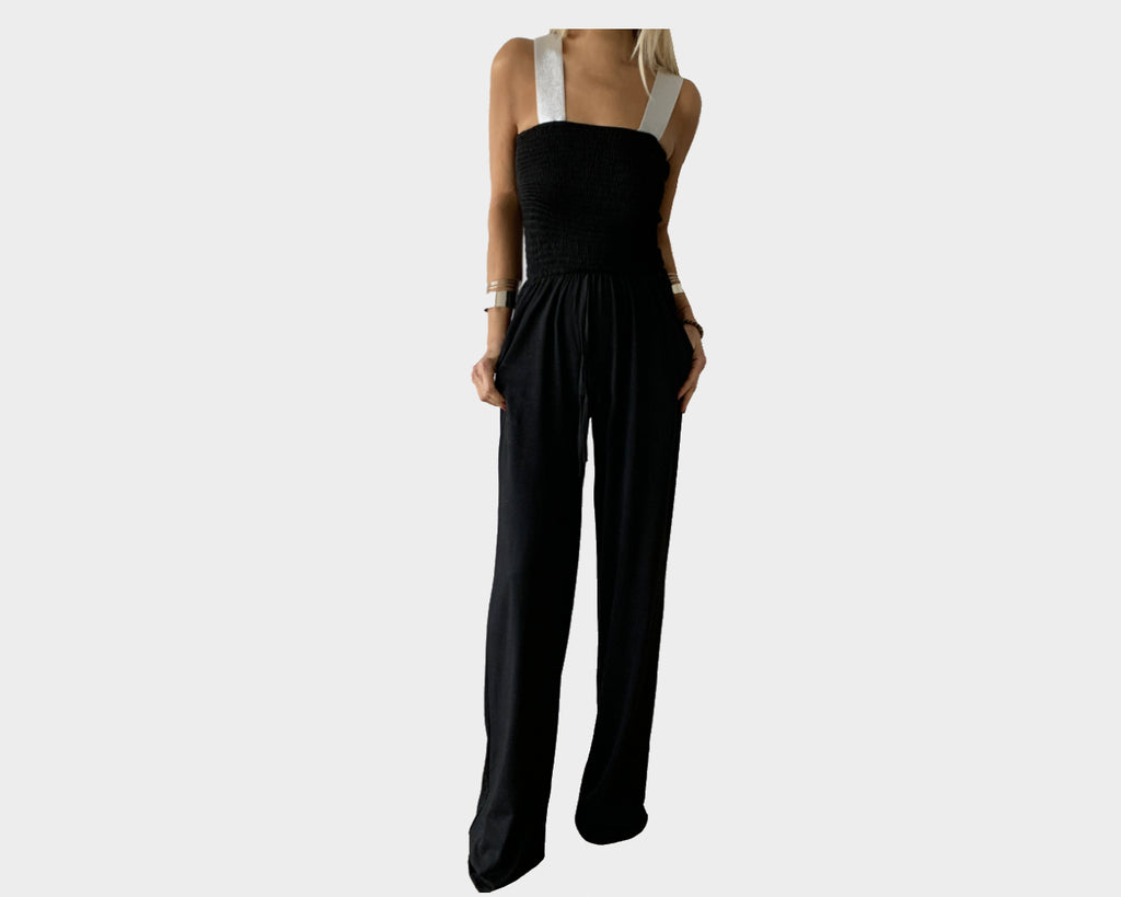 4.3 Black and Silver Jumpsuit - The St. Tropez