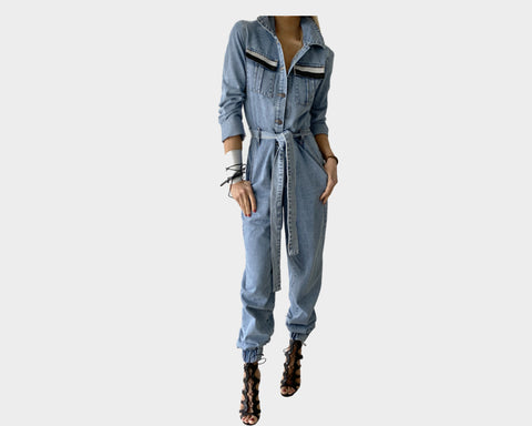 Gray Jumpsuit - The Tuscany
