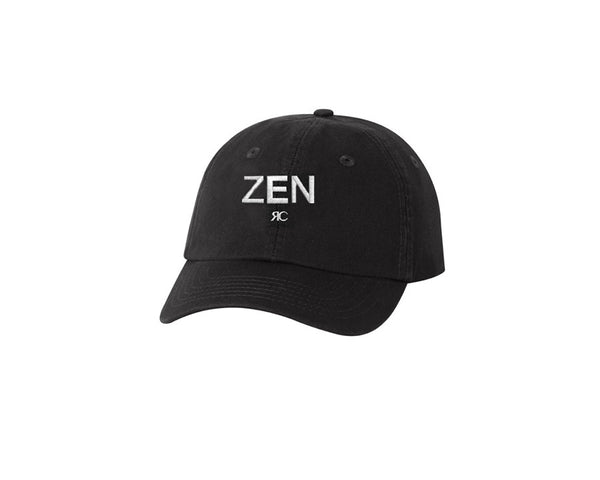 Unisex Black Baseball Cap - Zen