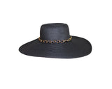Black Resort Hat - The Cannes Hat