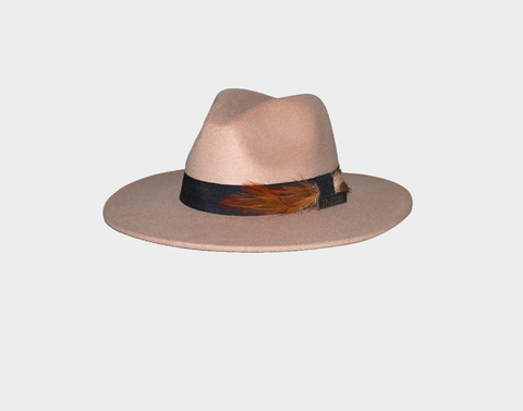 6 Cream Panama Faux Wool Hat - The St. MORITZ