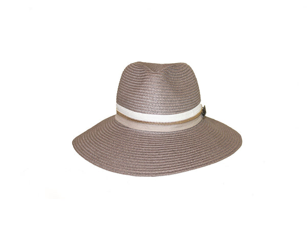 Taupe Sun Fedora Hat - The World Traveler