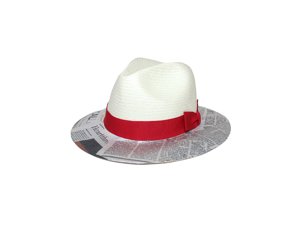 White Unisex Panama Hat - The Headliner