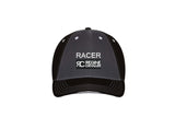 RACER - Black & Gray Baseball Cap - Unisex