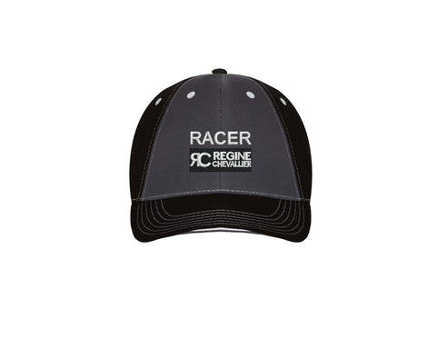 RACER - Black & Gray Baseball Cap - Unisex