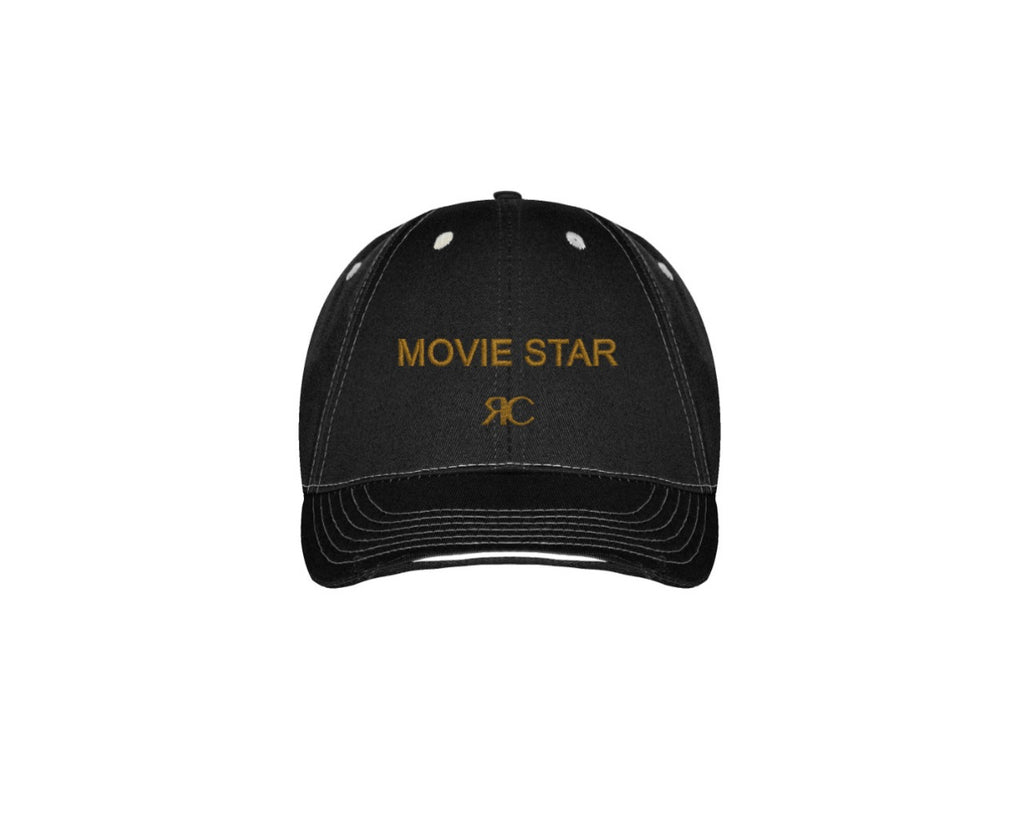 Unisex - Black Baseball Cap - MOVIE STAR