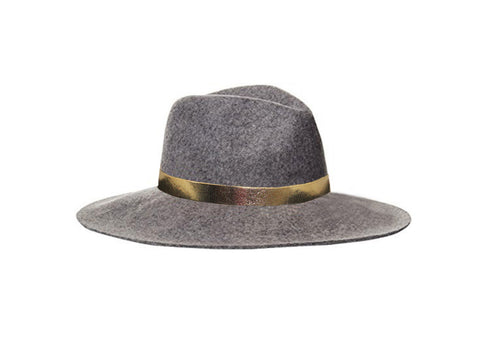 82 Heather Gray Panama Style Hat - The Bond Street