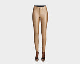 9.1 Vegan leather 100% Stretch legging zipper pants - The Madison Avenue