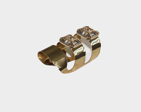 Gold Metal Cuff  - The Milan Collection