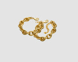 Large Link Multi Layer Gold Bracelet - The Milano