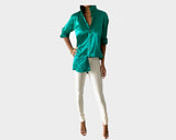 3 Aspen green long Sleeve Dress Shirt - The Park Avenue