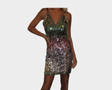 72 Opalescent Pastel Sparkle Dress - The Park Avenue