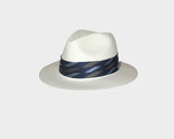 Fedora White Mens Hat - The Globe Trotter