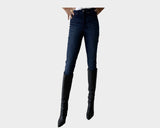 6 Dark Blue Form Fitting Stretch jeans - The Madison Avenue