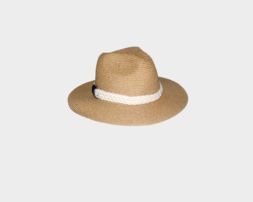 Tan Panama Style Hat - The Ibiza