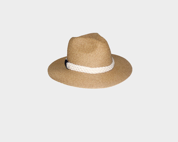 Tan Panama Style Hat - The Ibiza