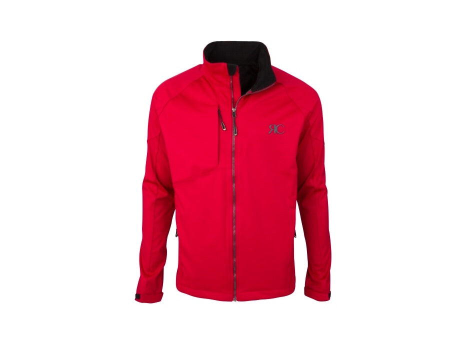 Ferrari Red Mens Zipper Front Jacket - The Aspen