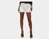 Ripped White Jean Shorts - The Malibu