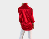 56 Red Rush Royale long Sleeve Dress Shirt - The Milano