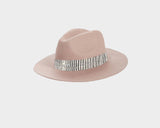 91 Rose Wool Panama Style Hat - The Aspen