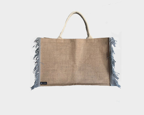B. Tan Oversize Tote Bag Sac de Plage/Beach Woven Bag - The Cap D' Antibes